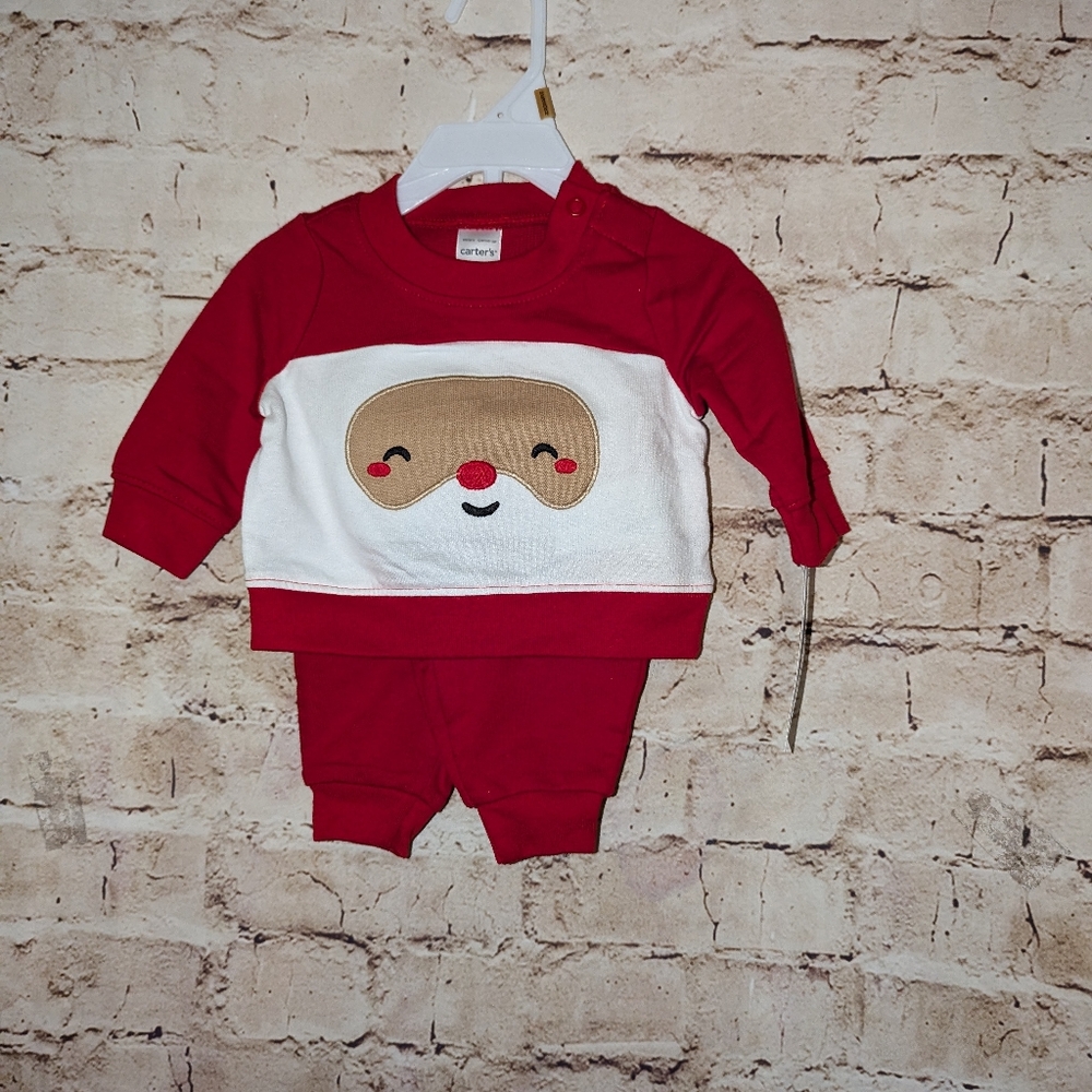 ❤️Carter's Newborn Santa Outfit NWT